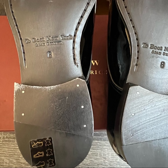 NIB! To Boot New York Aalborg Black Patent Leather Oxfords US8M Retail $395. - Picture 8 of 14